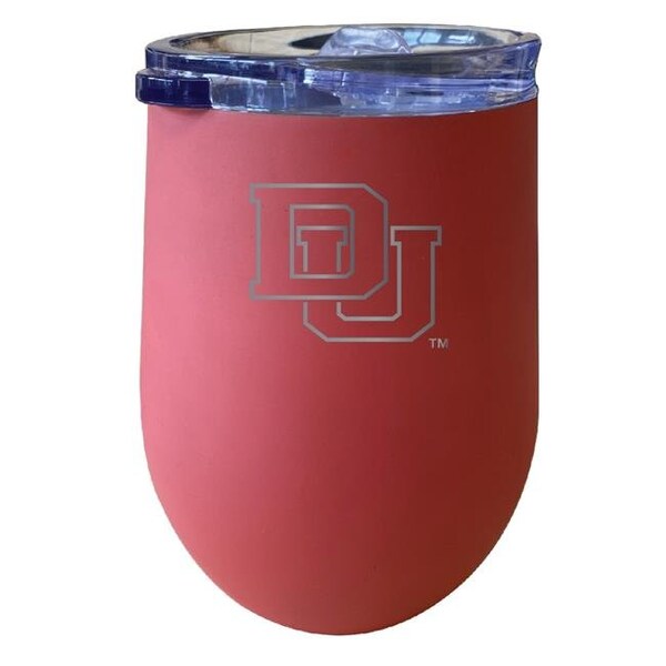 R & R Imports R & R Imports ITWE-C-DEN20C University of Denver Pioneers 12 oz Insulated Wine Stainless Steel Tumbler; Coral - ITWE-C-DEN20C