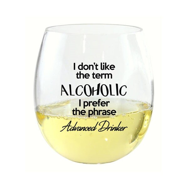 Zees Creations I Dont Like the Term EverDrinkware Wine Tumbler, 4PK - ED1001-D1