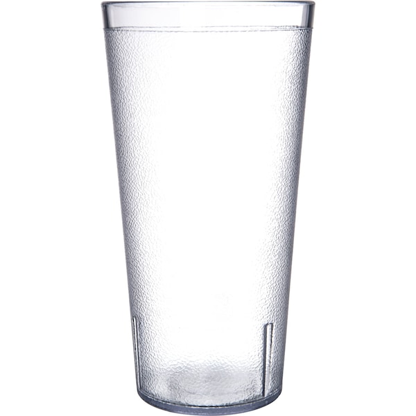 Carlisle Foodservice SAN Plastic Tumbler, 32 oz., Clr, PK24 - 523207