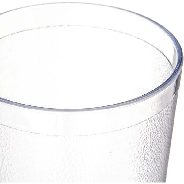 Carlisle Foodservice SAN Plastic Tumbler, 32 oz., Clr, PK24 - 523207