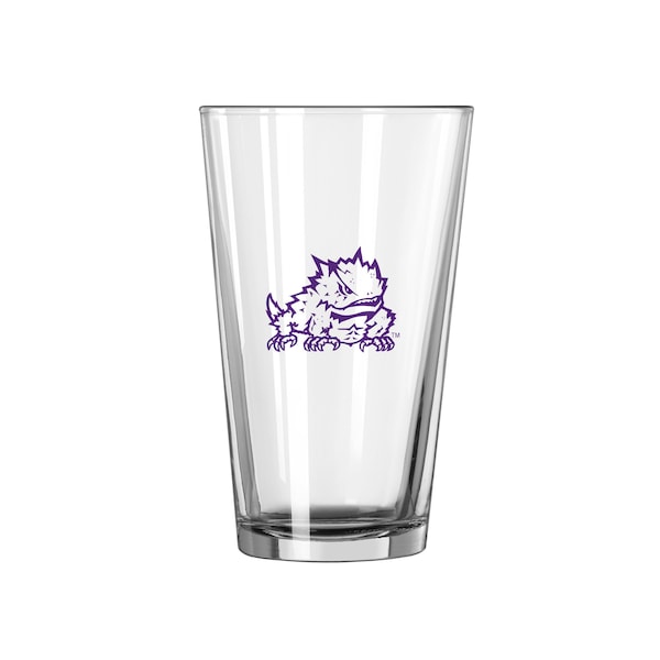 Logo Brands TCU 16oz Gameday Pint Glass - 215-G16P-1