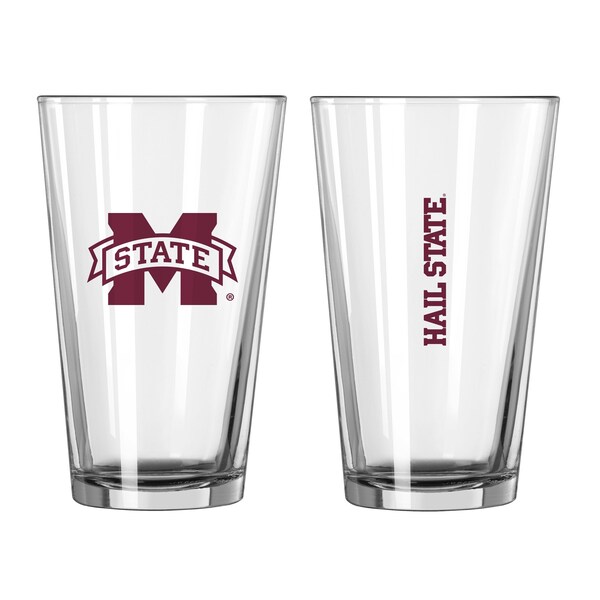 Logo Brands Mississippi State 16oz Gameday Pint Glass - 177-G16P-1