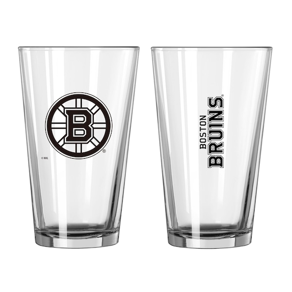 Logo Brands Boston Bruins 16oz Gameday Pint Glass - 803-G16P-1