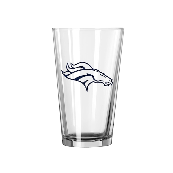 Logo Brands Denver Broncos 16oz Gameday Pint Glass - 610-G16P-1