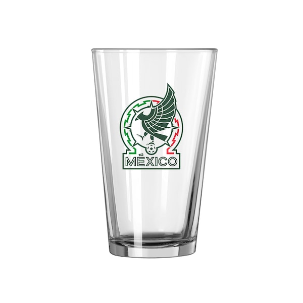 Logo Brands Mexico Mens Soccer Team 16oz Swagger Pint Glass - C4676-G16P-17