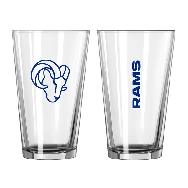 Logo Brands Los Angeles Rams 16oz Gameday Pint Glass - 629-G16P-1