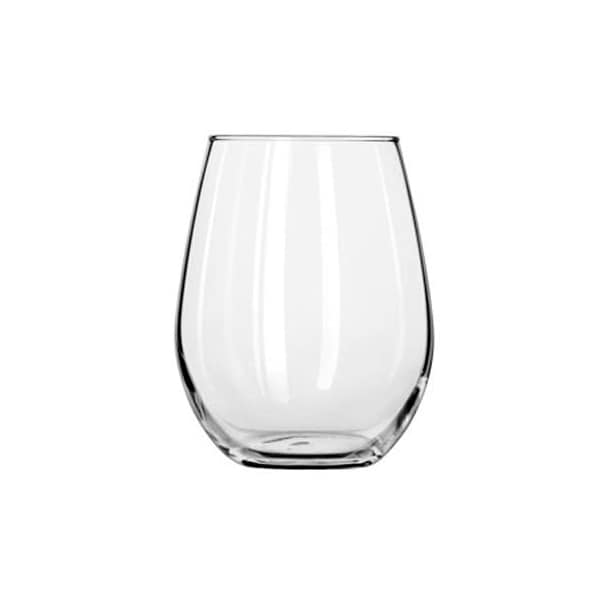 Libbey Glassware 11 3/4 oz Stemless White Wine Glass, PK12 - 217