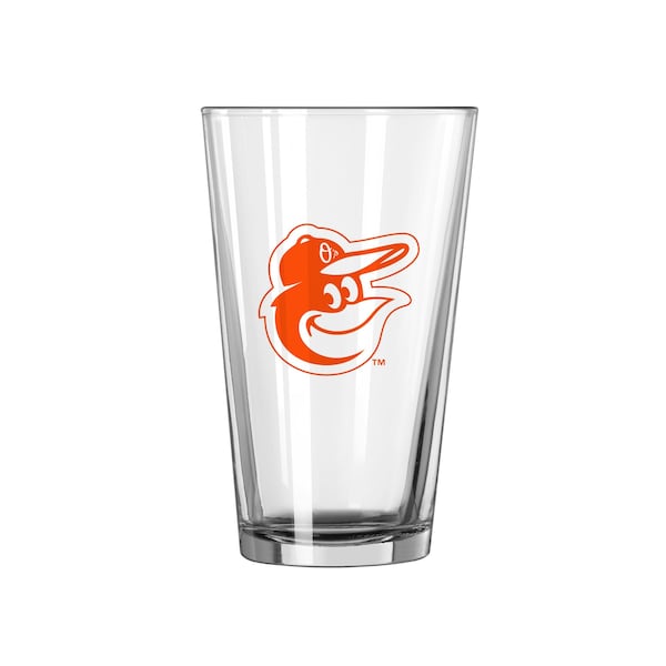 Logo Brands Baltimore Orioles 16oz Gameday Pint Glass - 504-G16P-1