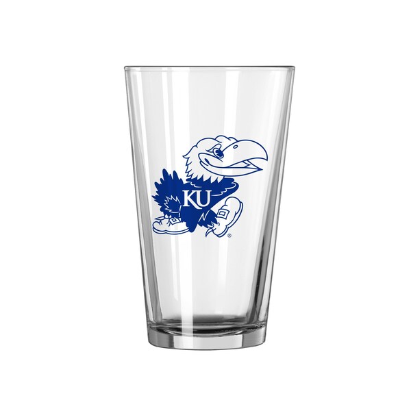 Logo Brands Kansas 16oz Gameday Pint Glass - 157-G16P-1
