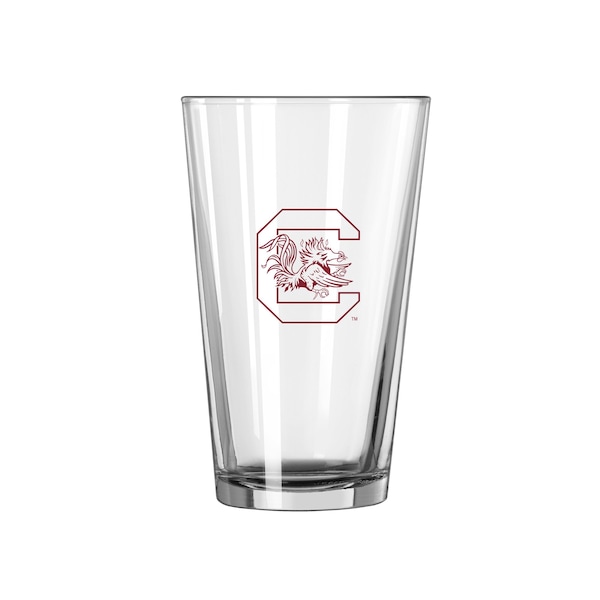 Logo Brands South Carolina 16oz Gameday Pint Glass - 208-G16P-1