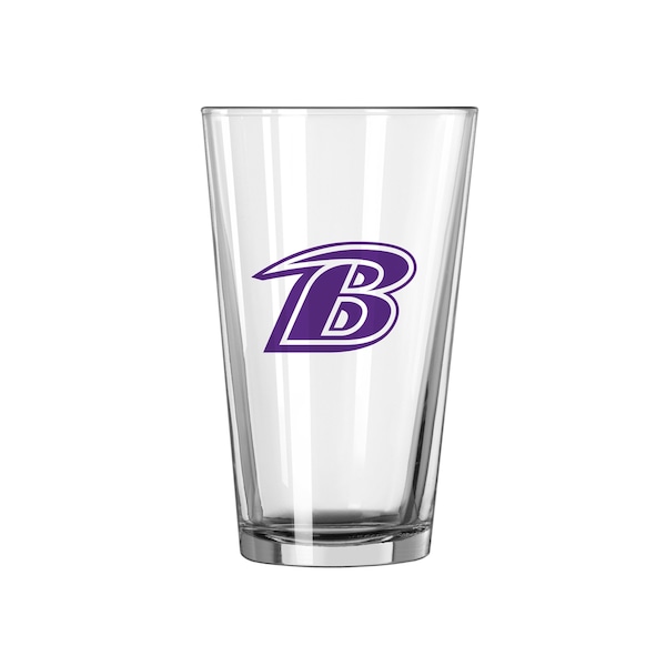 Logo Brands Baltimore Ravens 16oz Gameday Pint Glass - 603-G16P-1