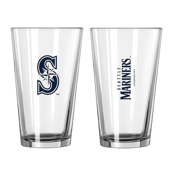 Logo Brands Seattle Mariners 16oz Gameday Pint Glass - 526-G16P-1