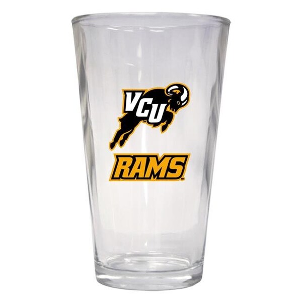 R & R Imports R & R Imports PNT2-C-VCU19 16 oz Virginia Commonwealth Pint Glass - Pack of 2 - PNT2-C-VCU19