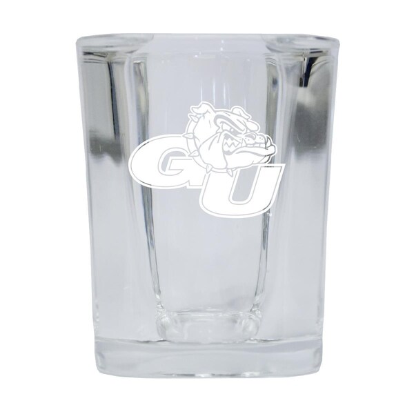 Cocina Casera Gonzaga Bulldogs 2 oz Square Shot Glass Laser Etched Logo Design, 2PK - CO3175848