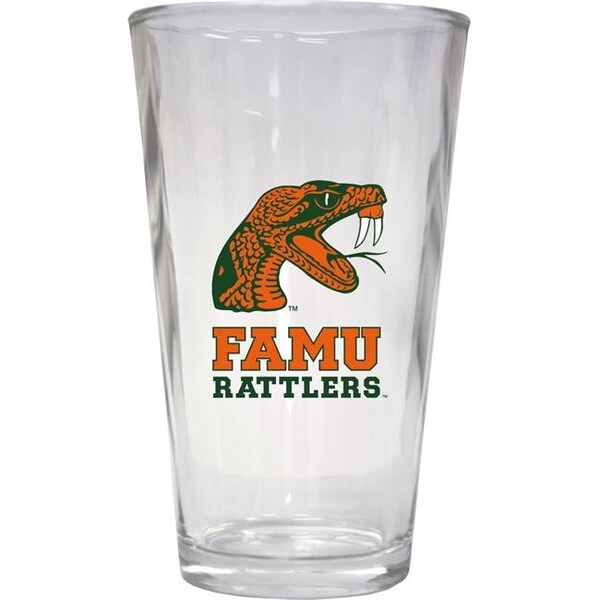 R & R Imports R & R Imports PNT2-C-FAM19 16 oz Florida A&M Rattlers Pint Glass - Pack of 2 - PNT2-C-FAM19