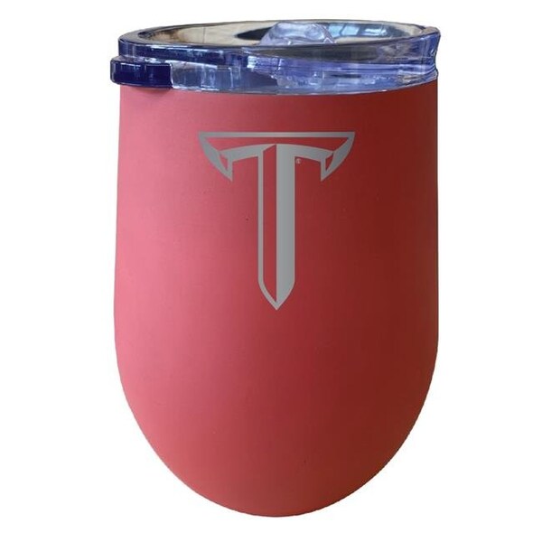 R & R Imports R & R Imports ITWE-C-TROY20C Troy University 12 oz Insulated Wine Stainless Steel Tumbler; Coral - ITWE-C-TROY20C