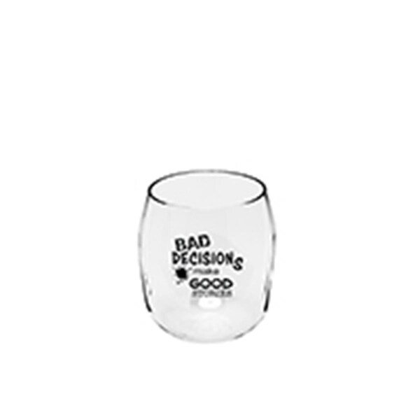 Zees Creations Bad Decisions Ever Drinkware Wine Tumbler, 4PK - ED1001-C1