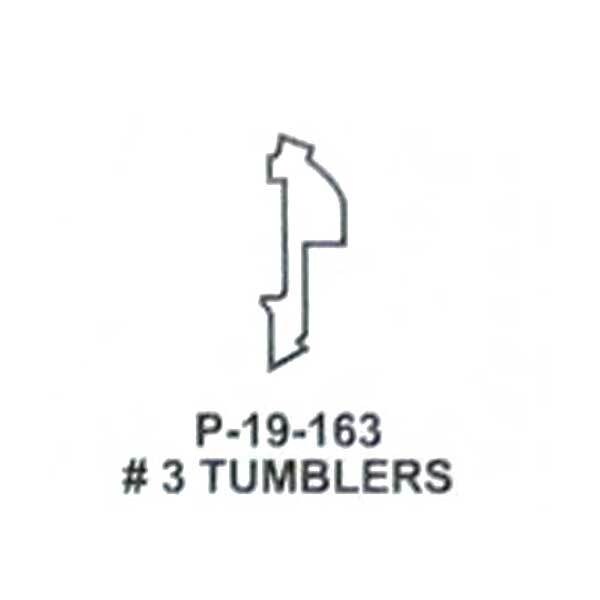 Asp ASP:Honda high security tumbler #3, PK 25 - ASP-P-19-163