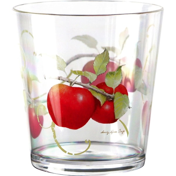 Reston Lloyd 76999 6pc Acrylic Drinkware Set 14oz Harvest Apple - RE440584
