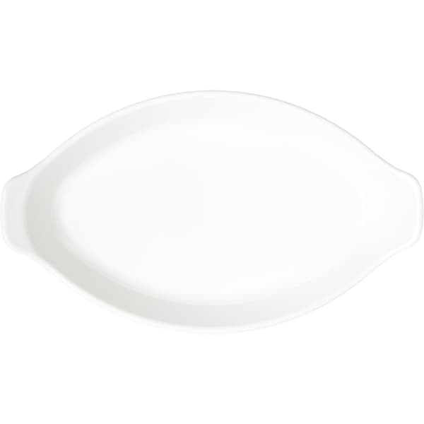 Carlisle Foodservice Oval Casserole, 7-.5"x4-1/4", Wht, PK24 - 740502