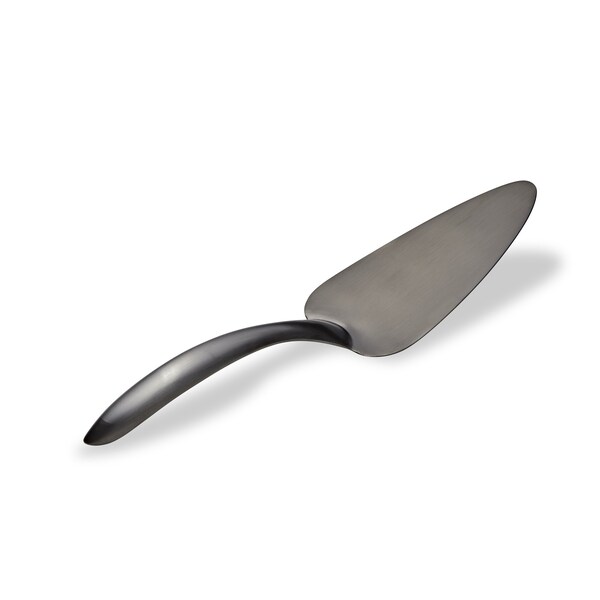 Bon Chef Ez Use Banquet Pastry Server W/Hollow Cool Handle 10-1/4" - Black Matte - 9465BM
