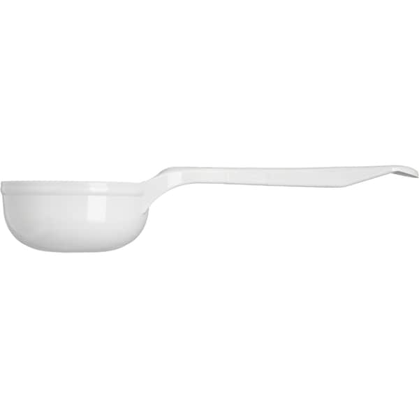Carlisle Foodservice Solid Short Handle, 3 oz., Wht, PK12 - 492602