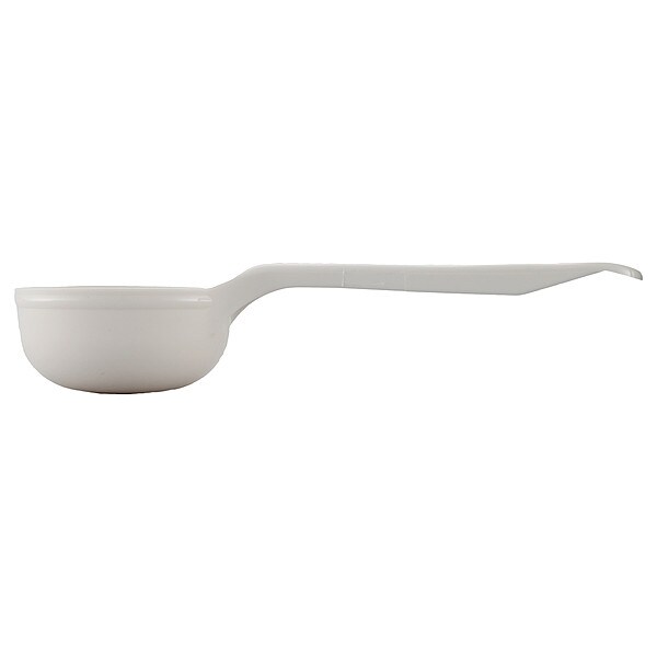 Carlisle Foodservice Solid Short Handle, 3 oz., Wht, PK12 - 492602