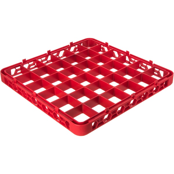 Carlisle Foodservice Dvde Glss Rack Ext, 1.78", Rd, 36 Comp, PK6 - RE36C05