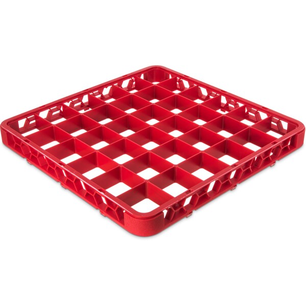 Carlisle Foodservice Dvde Glss Rack Ext, 1.78", Rd, 36 Comp, PK6 - RE36C05