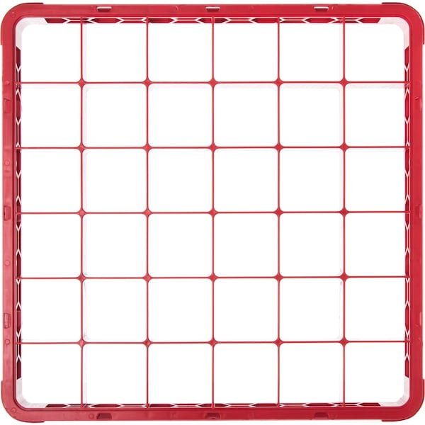 Carlisle Foodservice Dvde Glss Rack Ext, 1.78", Rd, 36 Comp, PK6 - RE36C05