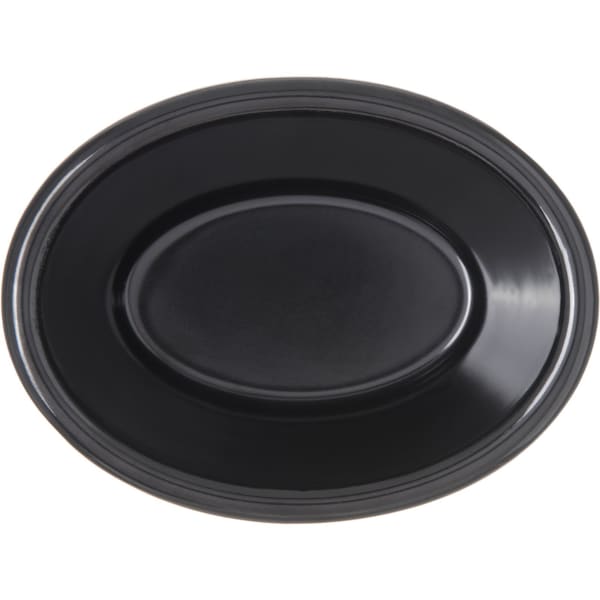 Carlisle Foodservice Mlmn Smooth Ovl Ramekin, 3 oz., Blk, PK48 - S31203