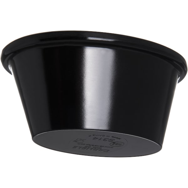 Carlisle Foodservice Mlmn Smooth Ovl Ramekin, 4 oz., Bk, PK48 - S31403