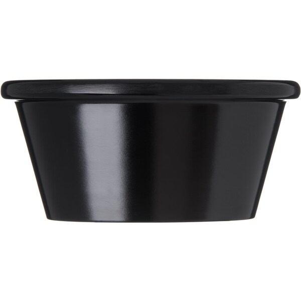 Carlisle Foodservice Mlmn Smooth Ovl Ramekin, 4 oz., Bk, PK48 - S31403