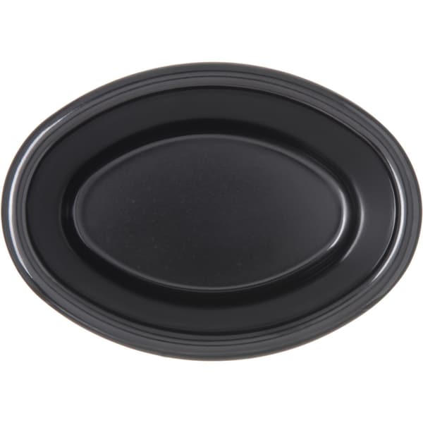 Carlisle Foodservice Mlmn Smooth Ovl Ramekin, 2 oz., Bk, PK48 - S31003