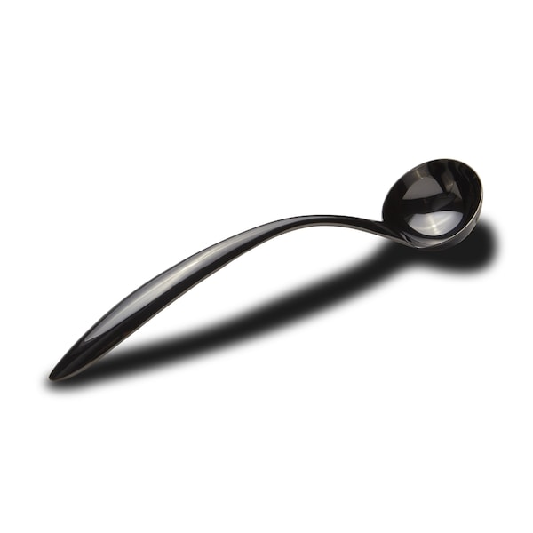 Bon Chef Ez Use Banq Serving Sauce Ladle W/Hollow Cool Handle 10" 1 Oz - Black - 9462B