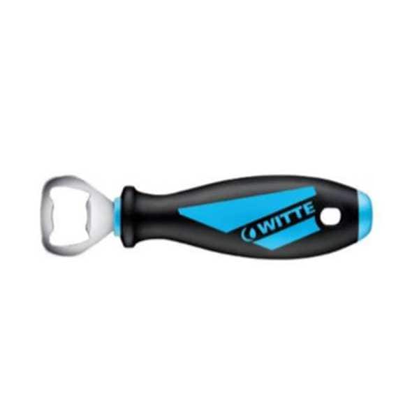 Witte Bottle Opener, 6-5/16 In L, Stl, Grey/Blue - 9T 967