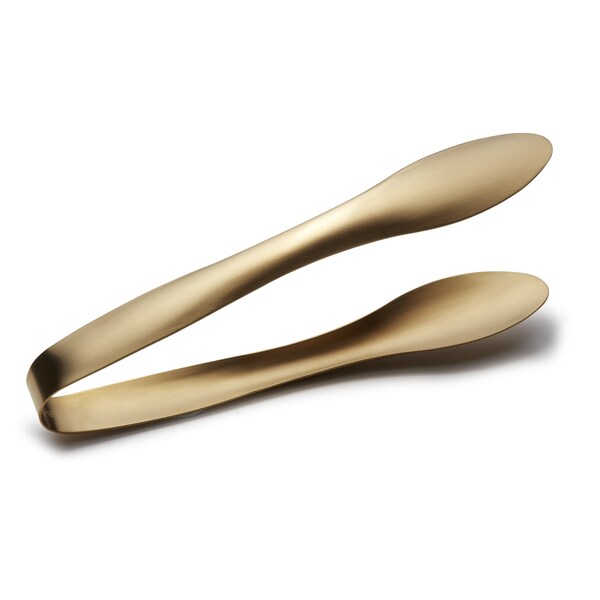 Bon Chef Ez Use Banquet Serving Tongs 6" - Gold Matte - 9469GM