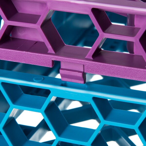 Carlisle Foodservice Shrt Glass Rack Ext, 30 Comp, Lavender, PK6 - REW30SC89