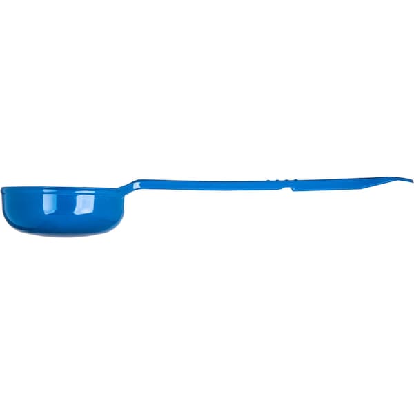 Carlisle Foodservice Solid Long Handle, 8 oz., Blue, PK12 - 399214