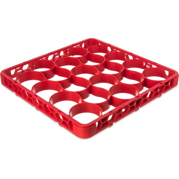 Carlisle Foodservice Shrt Glass Rack Ext, 20 Comp, Rd, PK6 - REW20SC05
