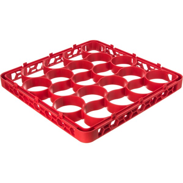 Carlisle Foodservice Shrt Glass Rack Ext, 20 Comp, Rd, PK6 - REW20SC05