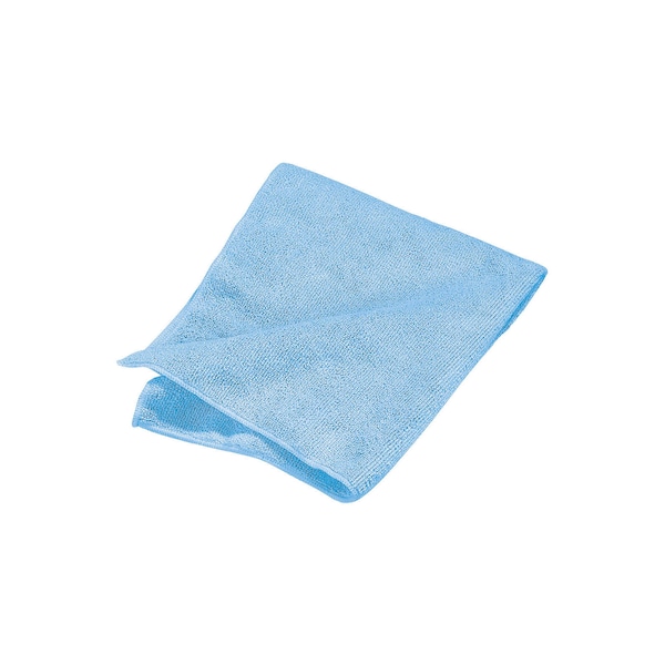 Carlisle Foodservice Mcrfbr Cleaning Cloth, 16"x16", Blu, PK12 - 3633414