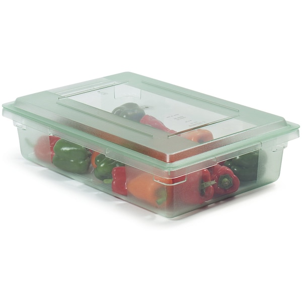 Carlisle Foodservice Strge Container, 8.5 gal., 26x18x6", Gr, PK6 - 10621C09