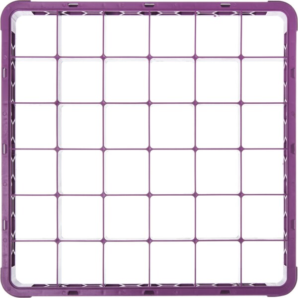 Carlisle Foodservice Dvde Glss Rack Ext, 1.78", Lvn, 36 Comp, PK6 - RE36C89
