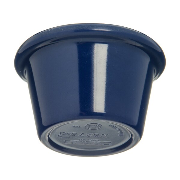 Carlisle Foodservice Melamine Smooth Ramekin, 1.5 oz., Blu, PK48 - S27560