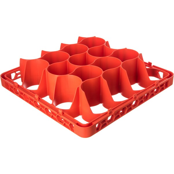 Carlisle Foodservice Long Glass Rack Ext, 20 Comp, Org, PK4 - REW20LC24