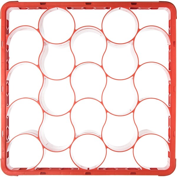 Carlisle Foodservice Long Glass Rack Ext, 20 Comp, Org, PK4 - REW20LC24