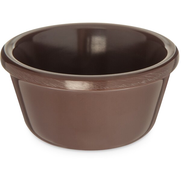 Carlisle Foodservice Melamine Smooth Ramekin, 3 oz., Choc, PK48 - S28069