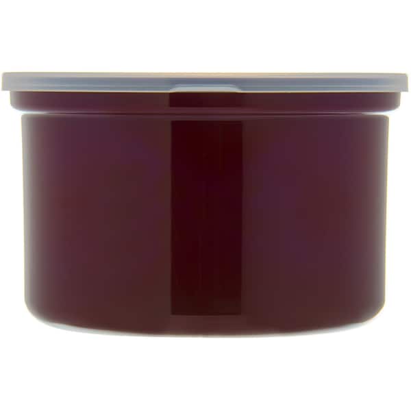 Carlisle Foodservice Crock w/Lid, 1.5 qt., Brown, PK6 - 031601