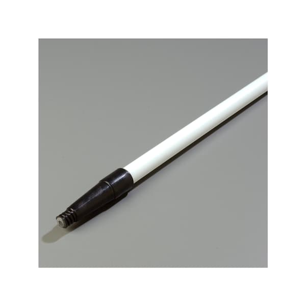 Carlisle Foodservice Fbrgl Tapered/Threaded Hndl, 60", Wht, PK12 - 4022002